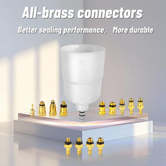Bibokltiy clear funnel enables precise oil flow during brake fluid filling