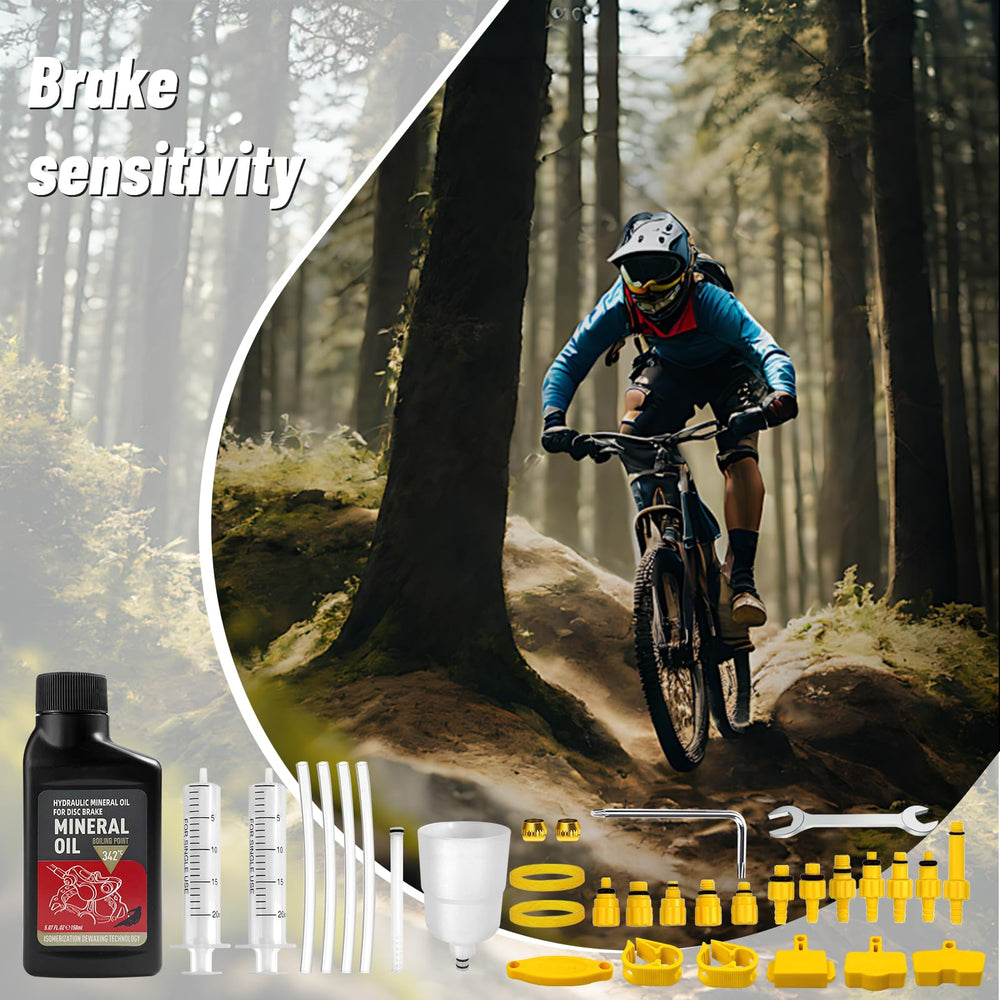 Bibokltiy complete bleed kit with tools for home bike care.