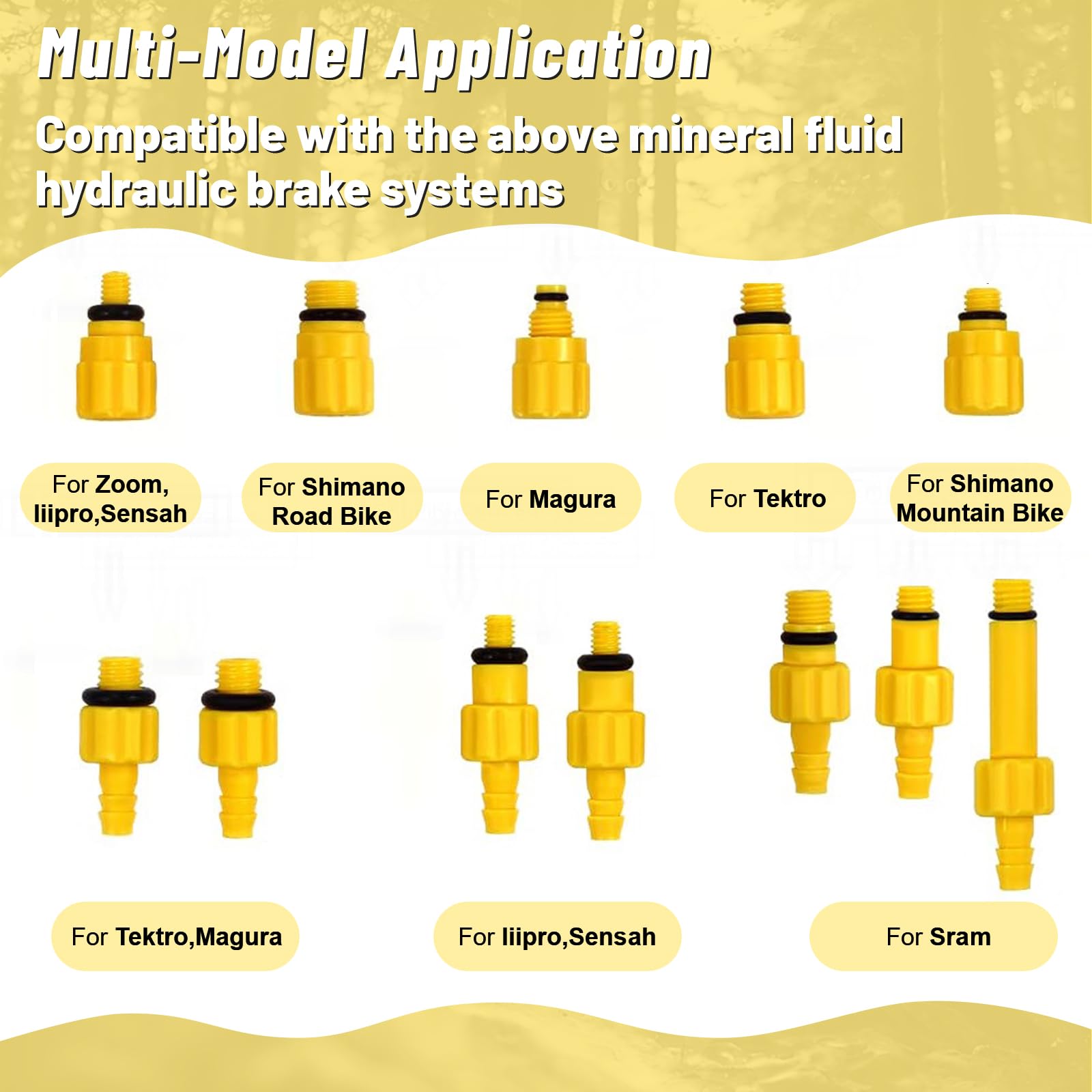 Bibokltiy hose plugs and flow stoppers prevent leaks during service.