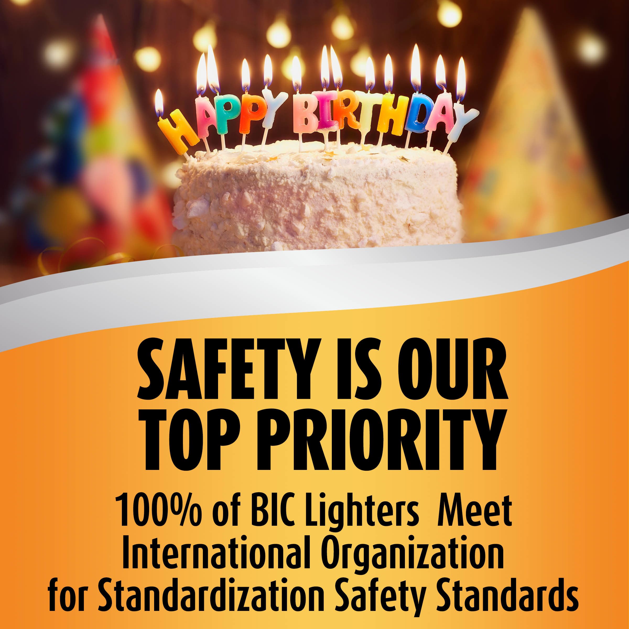 BIC packaging with clear safety warnings and distribution information