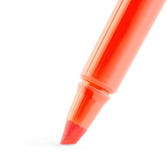 BIC Brite Liner orange highlighters use translucent ink to keep text legible.