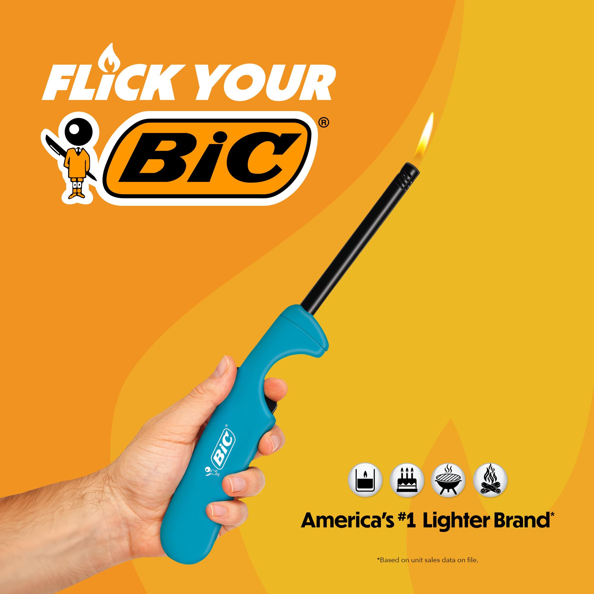 BIC child-resistant design supports safer operation for families