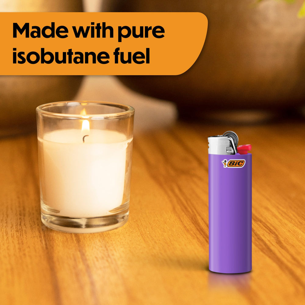 BIC Classic lighter suitable for indoor and outdoor lighting.
