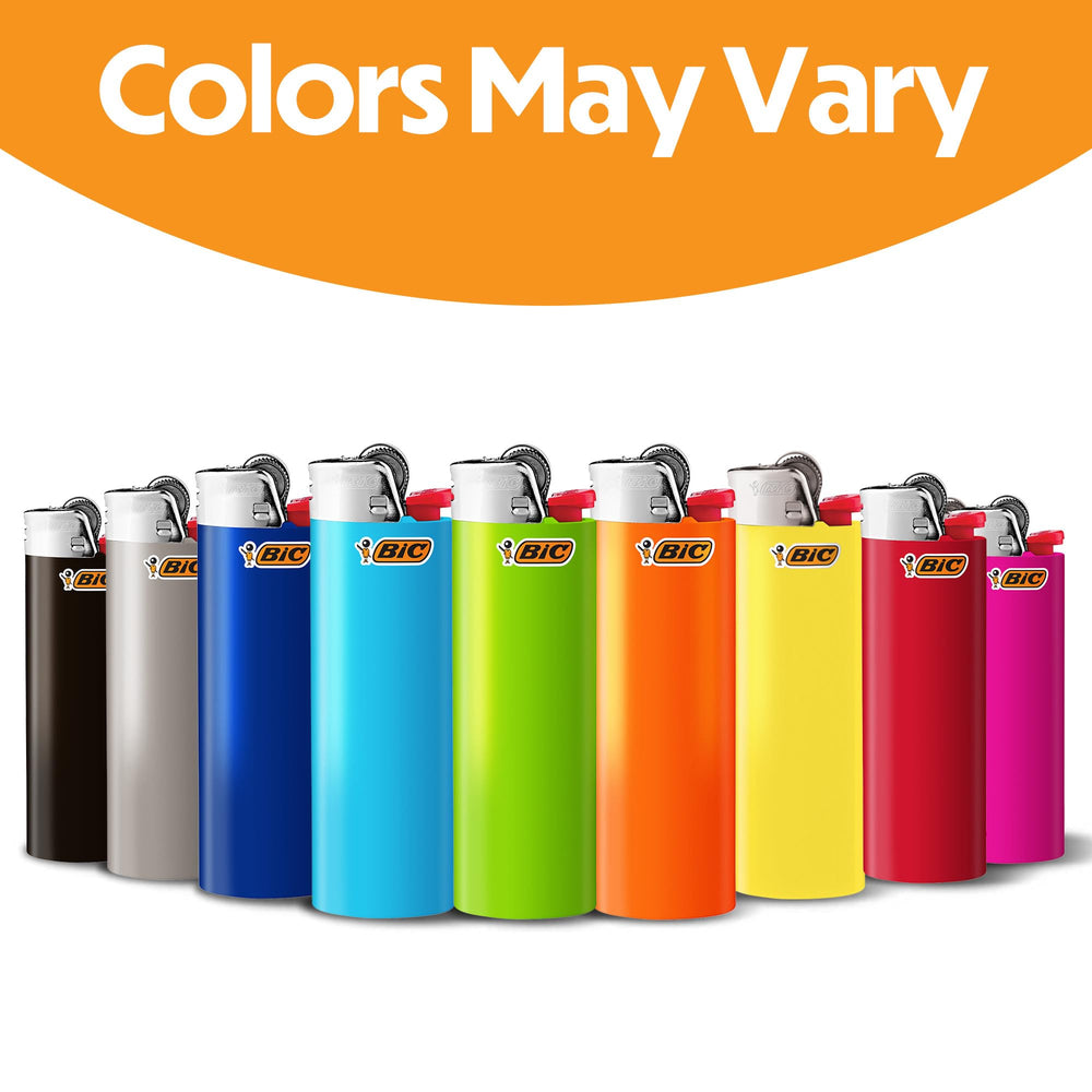 BIC Classic lighter wand safety design keeps hands away while lighting.