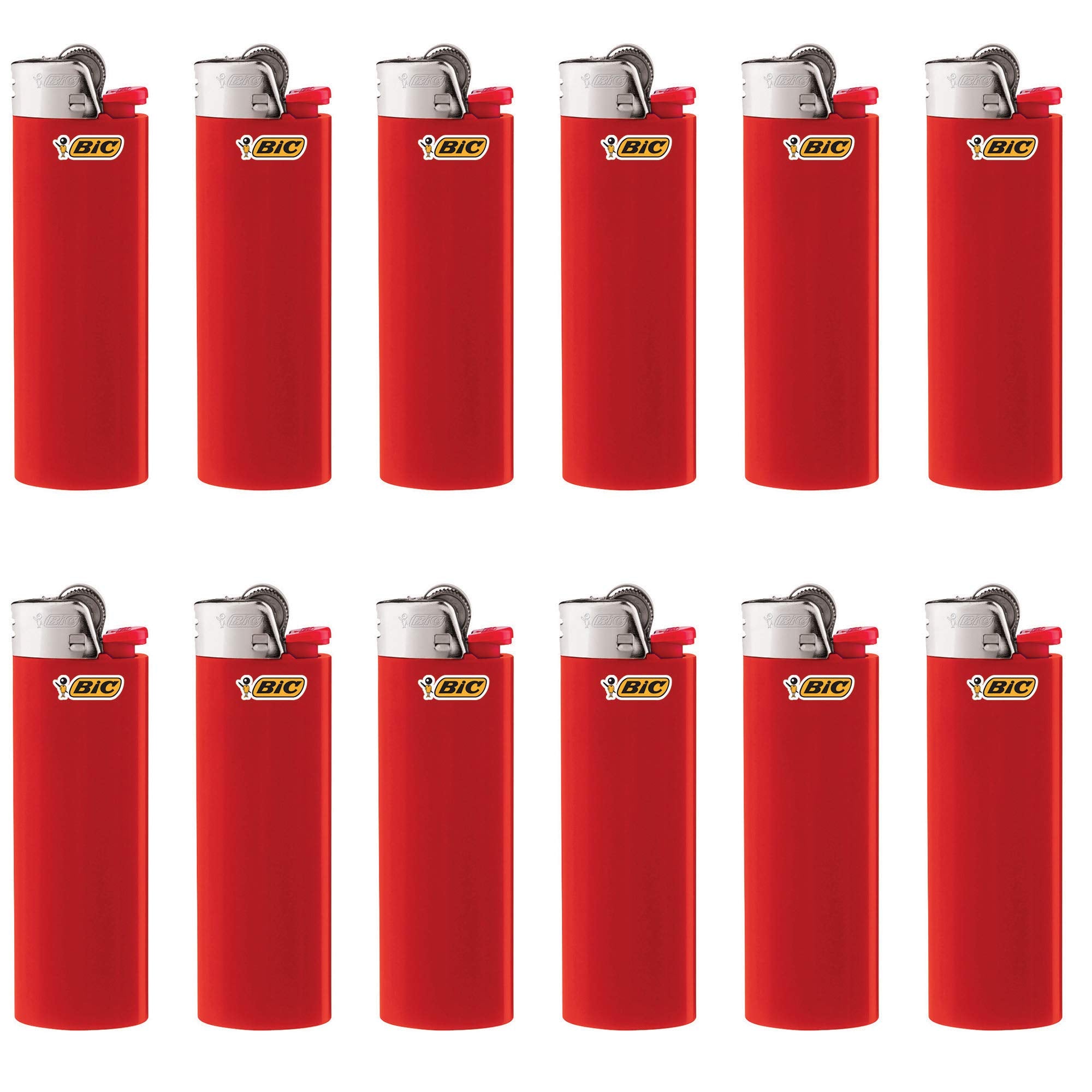 BIC Classic Maxi Pocket red lighter back view highlighting safety and quality