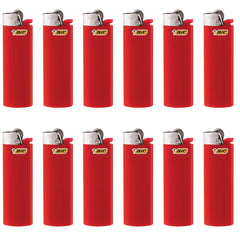 BIC Classic Maxi Pocket red lighter back view highlighting safety and quality