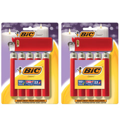 BIC Classic Maxi Pocket red lighter front view for reliable ignition