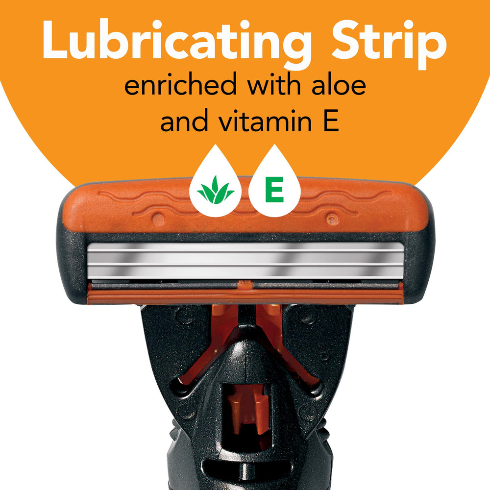 BIC Comfort 3 lubricating strip with aloe and vitamin E for glide