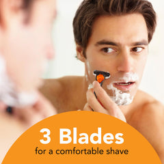 BIC Comfort 3 pivoting head glide highlighting smooth motion