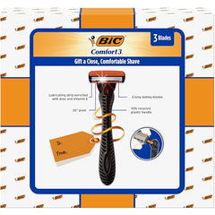 BIC Comfort 3 razor head close-up showing close shave capability