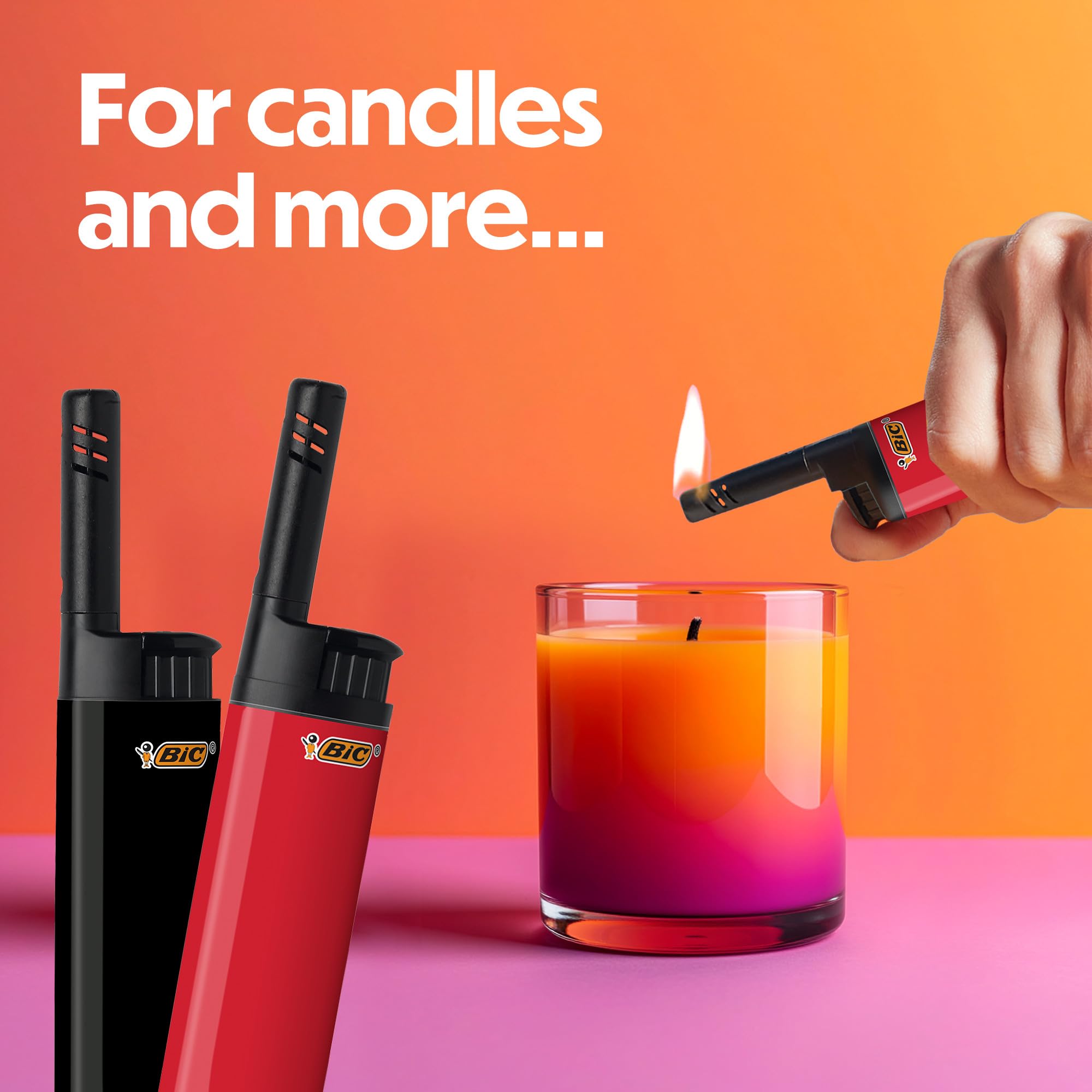 BIC EZ Reach six-pack provides versatile lighting options for home use.