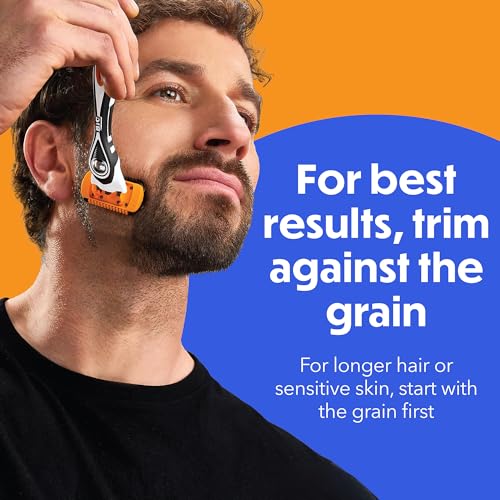 Close-up of BIC Flex 5 razor head for an ultra-close shave