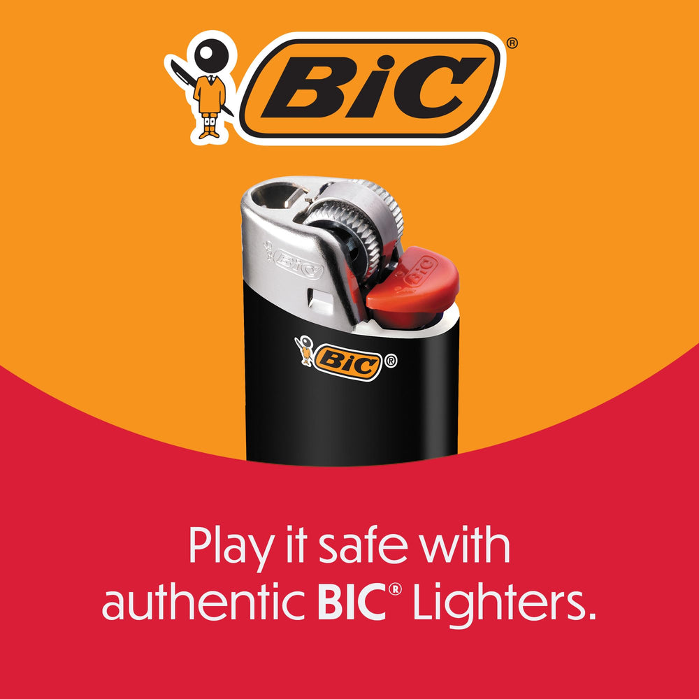 BIC pickle collection lighter design for reliable flames during outdoor grilling.