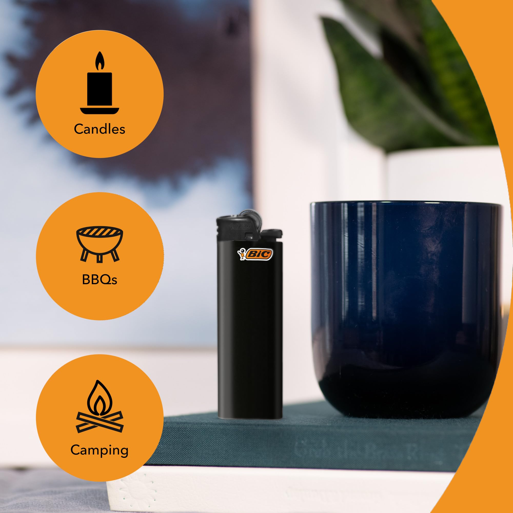 BIC Maxi Pocket Lighters, America's favorite brand, trusted for everyday use.