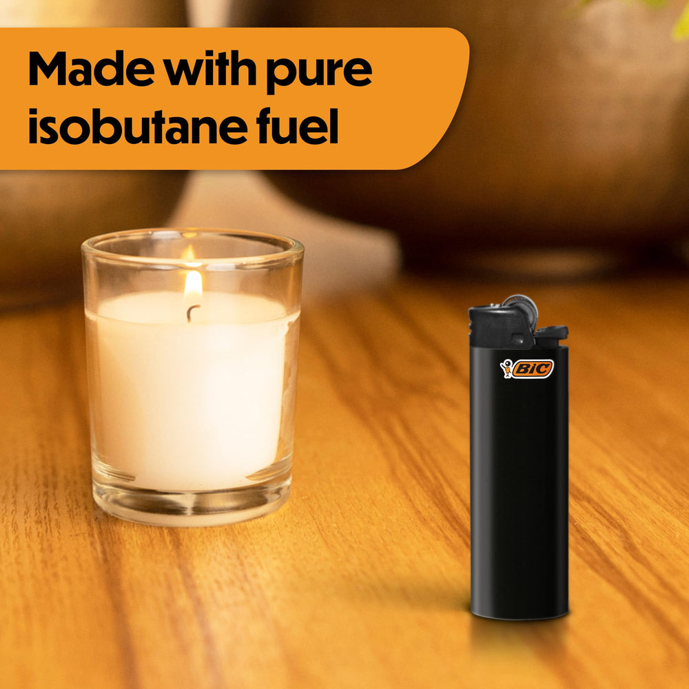 BIC Maxi Pocket Lighters compact carry fits in pockets.