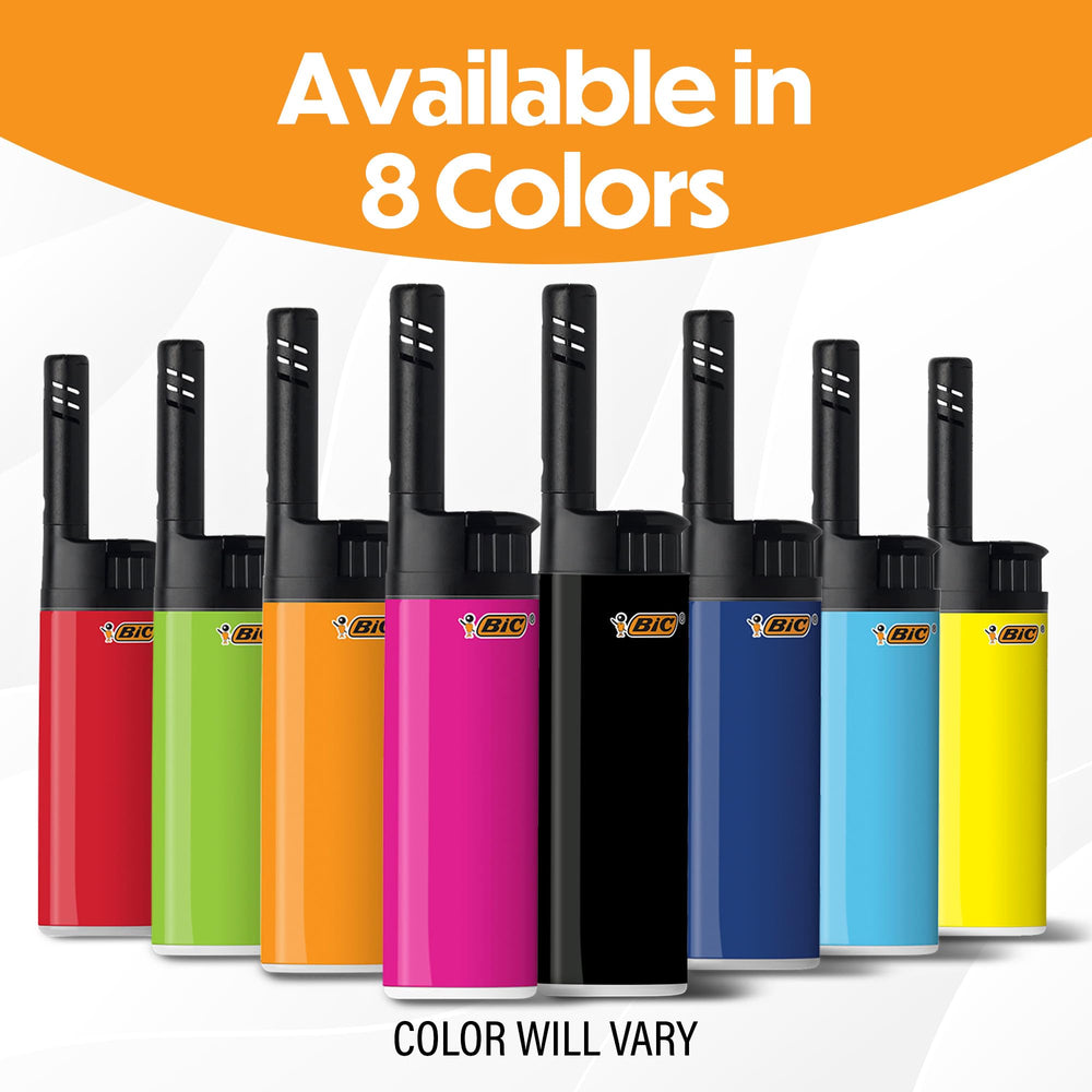 Compact, long-reaching BIC Maxi Pocket lighters for home use