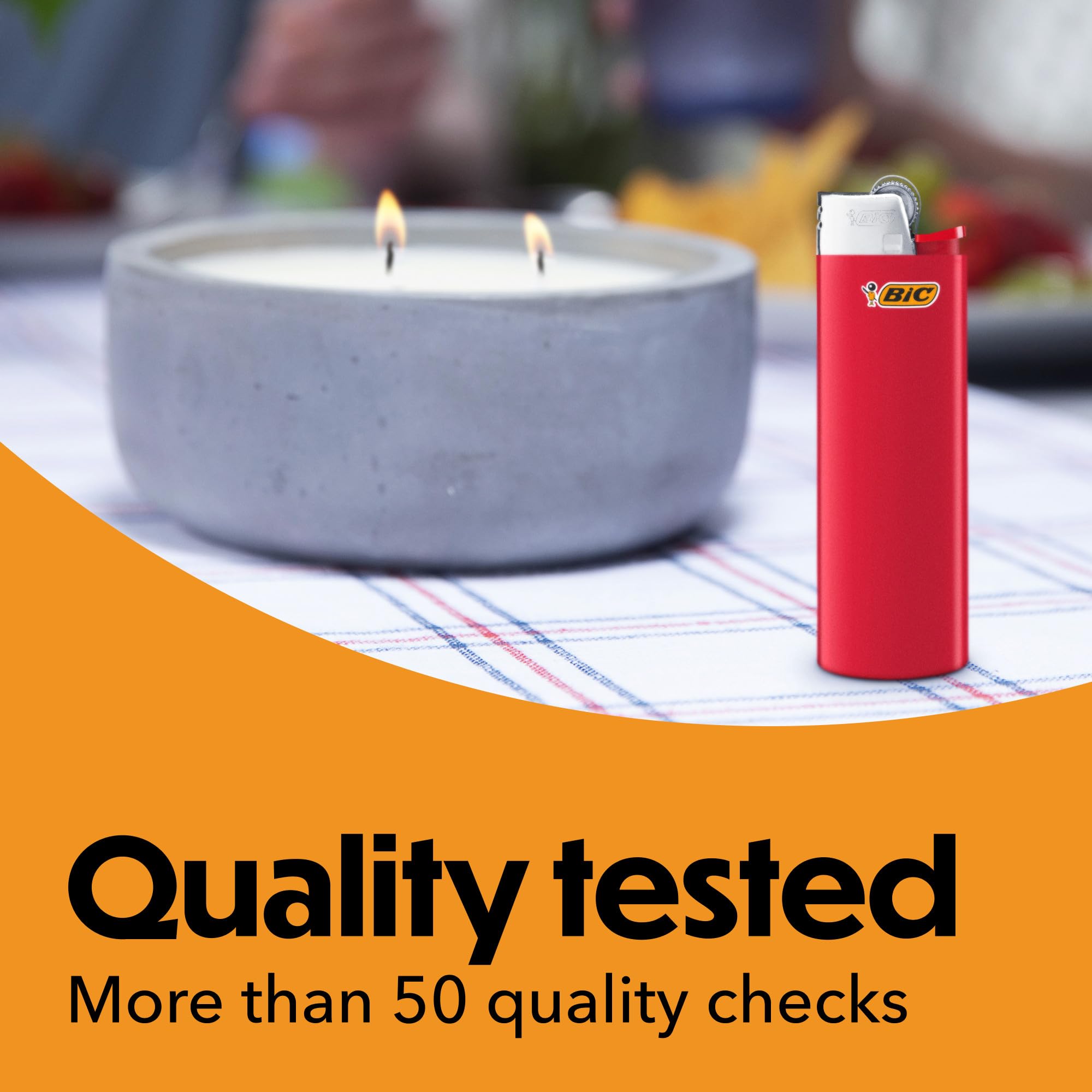 Safety features and quality inspection on BIC Maxi Pocket lighters