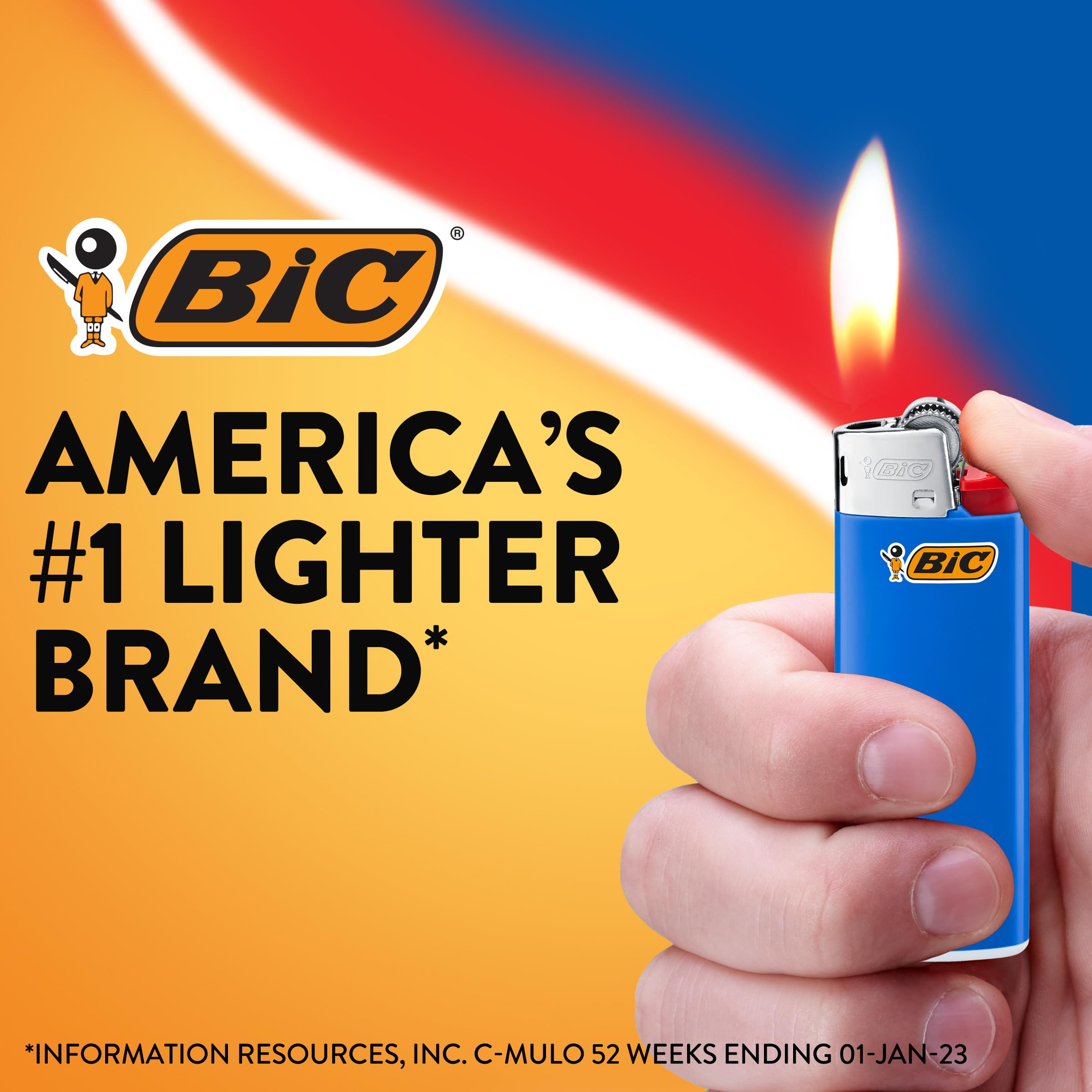 BIC Mini Lighters are pocket-sized, ideal for lighting candles on the go.