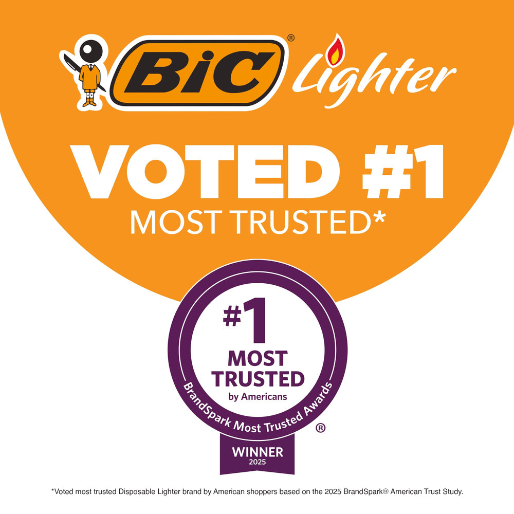 BIC Pocket Lighter Bohemian motif in bold colors, ideal for cozy fireplace moments.