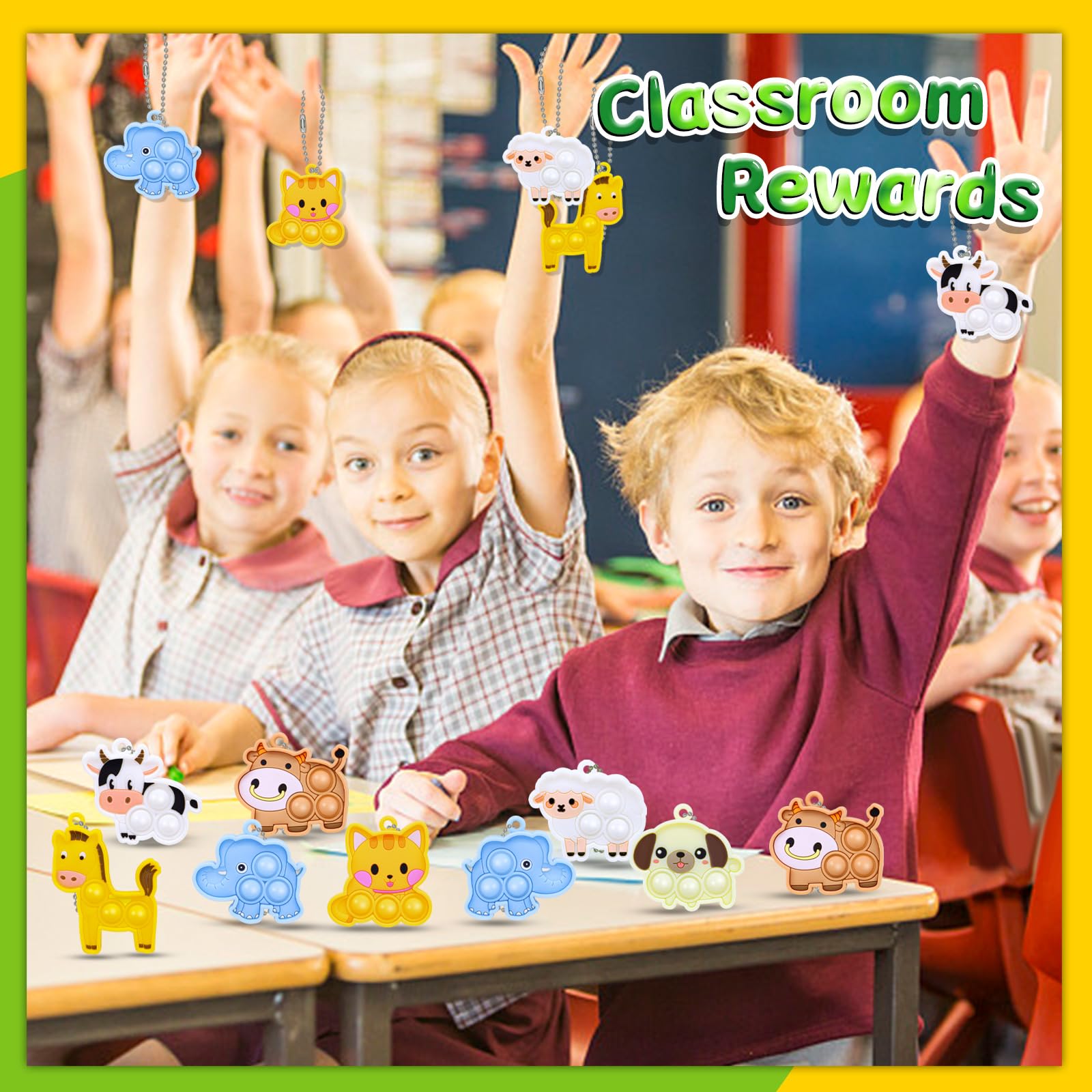 BicMan classroom rewards, 30-piece set for prizes and engagement.