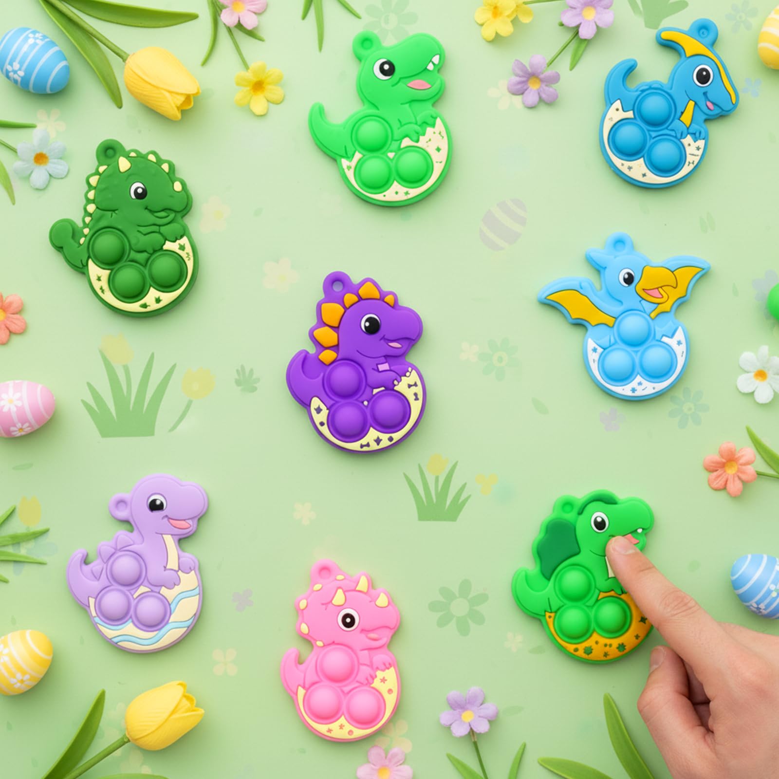 BicMan six-pack Easter eggs set ready for quick setup and cleanup