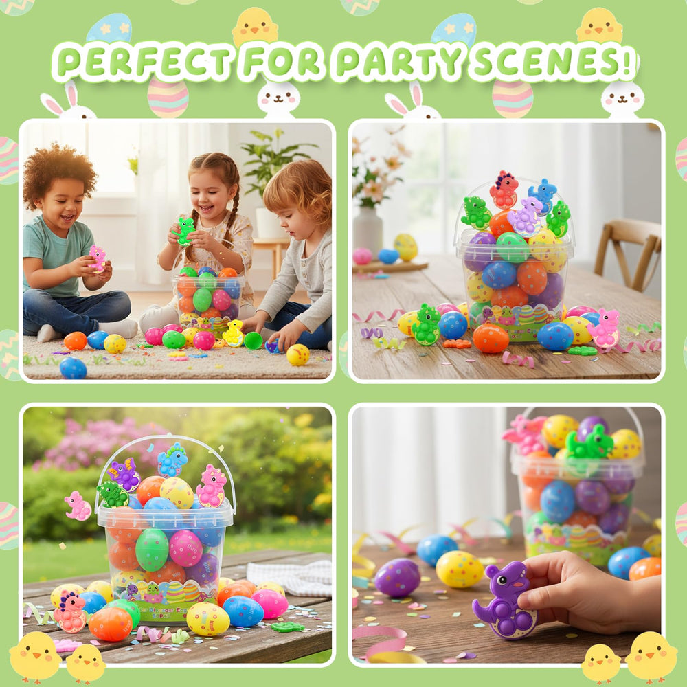 BicMan colorful assortment of eggs and toys adds a personal surprise