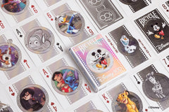 Bicycle Disney 100 Year card back with embossed design for tactile appeal