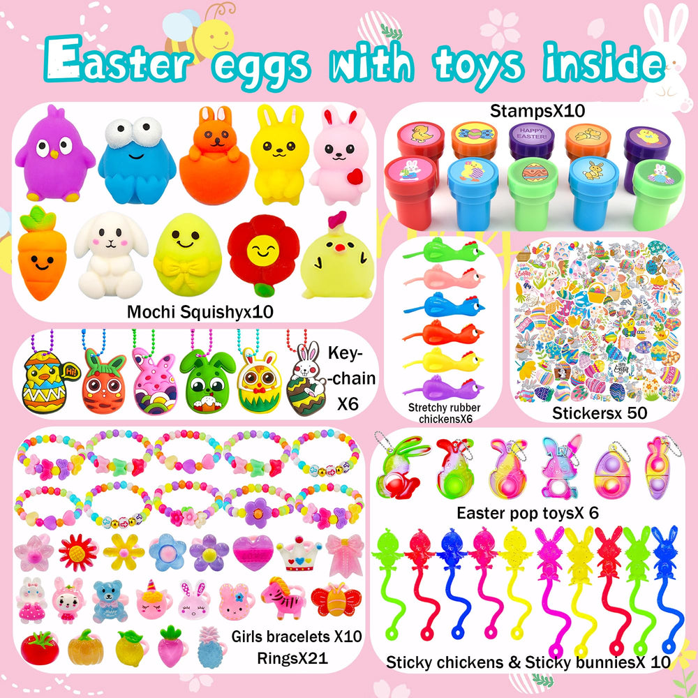 bider assorted toys inside eggs spark imaginative play and sharing.