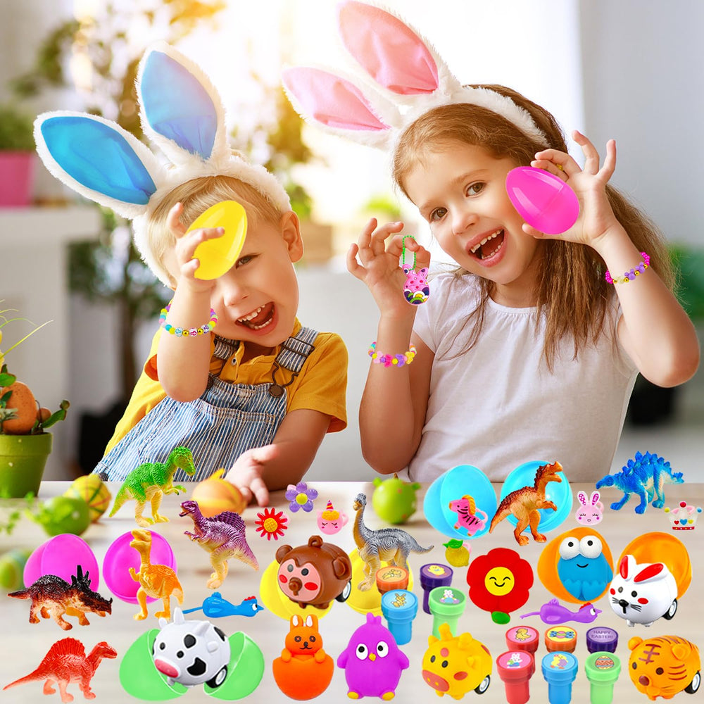 bider portable Easter egg fillers fit in pockets and bags for on-the-go fun.