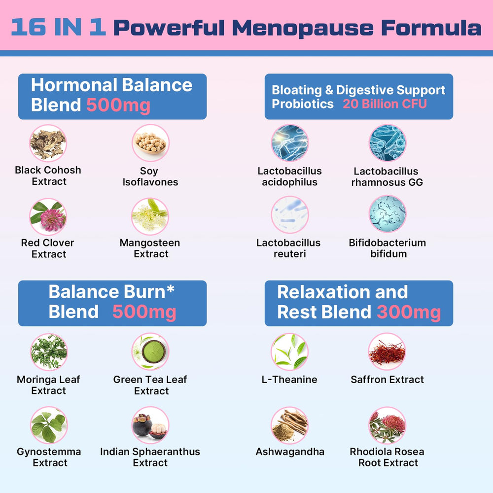 Biegeos menopause gummies probiotic blend ready to support gut comfort