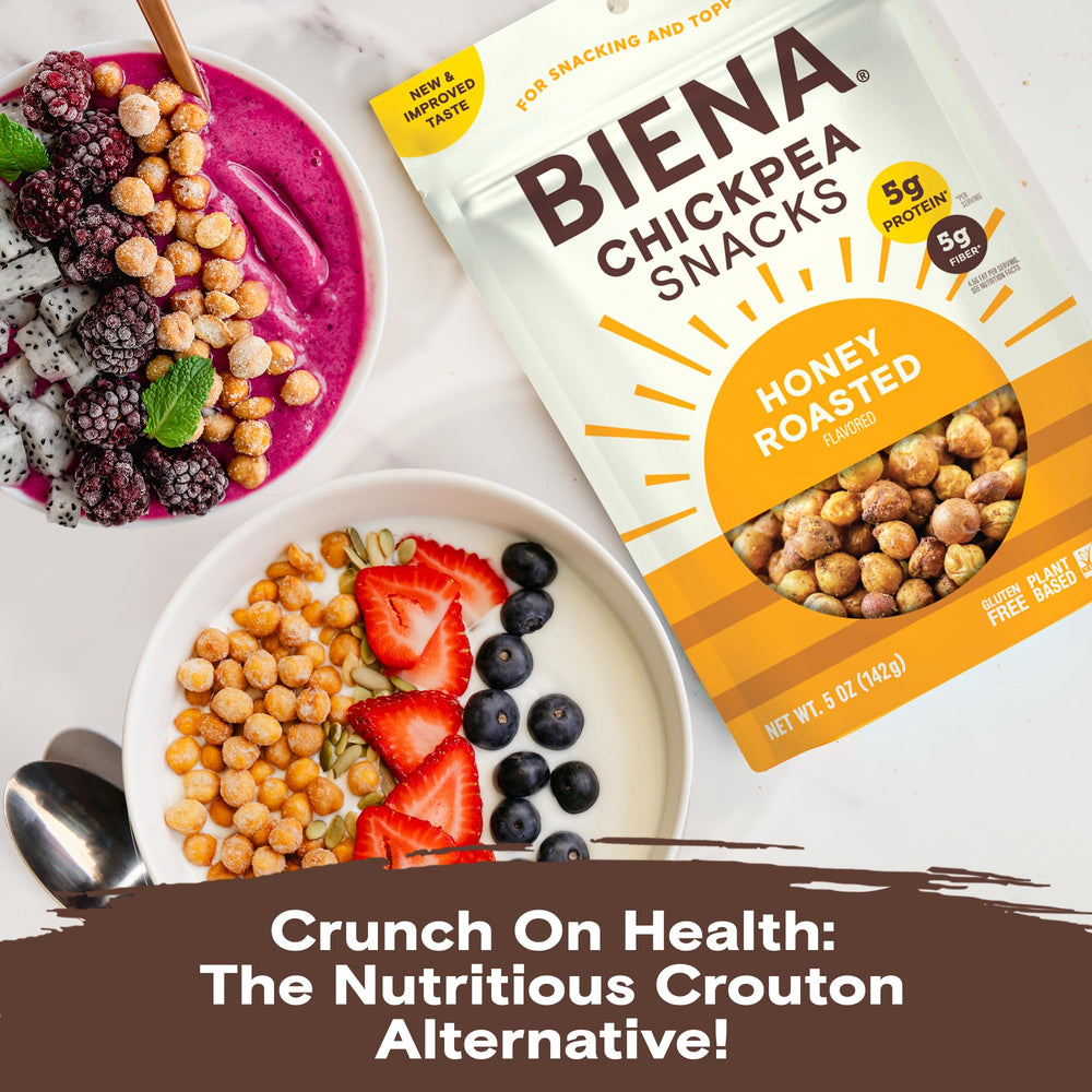  resealable BIENA bag preserves freshness between bites