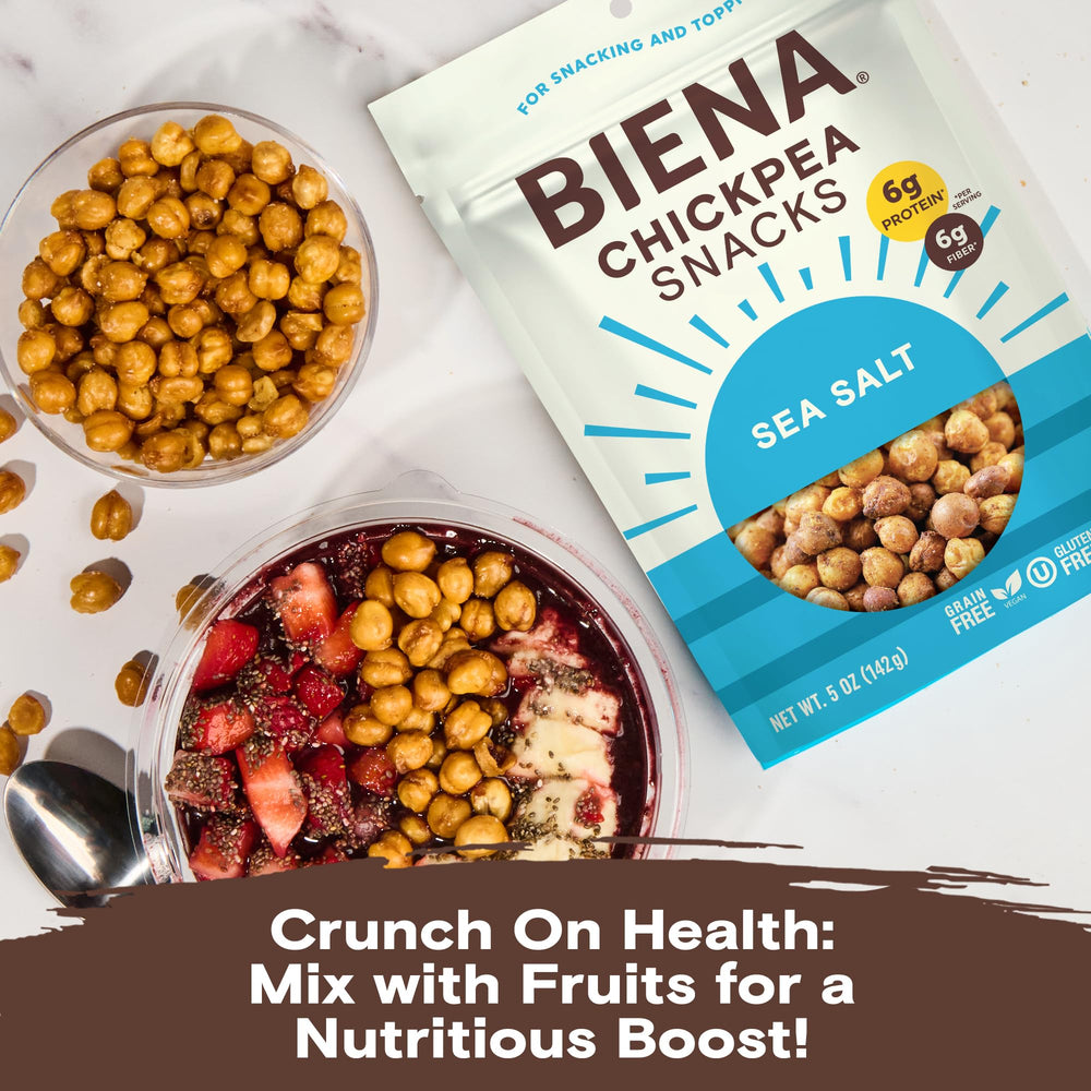 BIENA resealable bag graphic conveys freshness and convenience