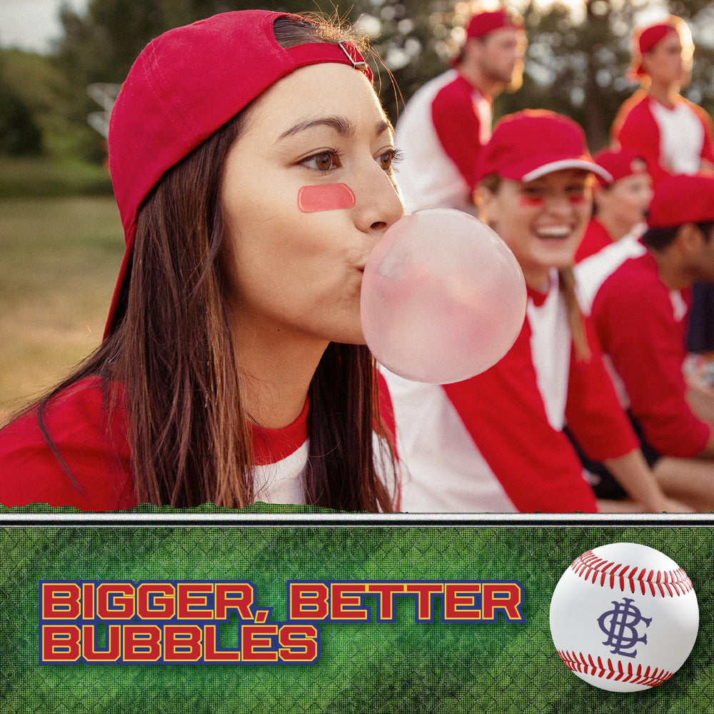 Big League Chew Blue Raspberry for baseball game-day snacking with teammates