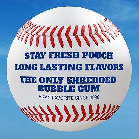 Big League Chew Curveball suitable for concession stands with lasting taste between pitches.