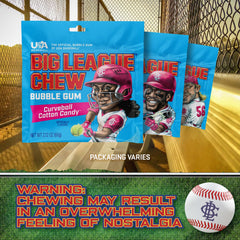 Big League Chew label shows made in USA production