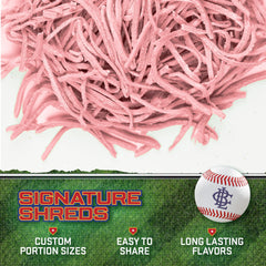 Pink Lemonade gum pieces ready to share during practice.