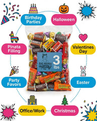 Individually wrapped Big Mama Candy chocolates ensure freshness and safe distribution.