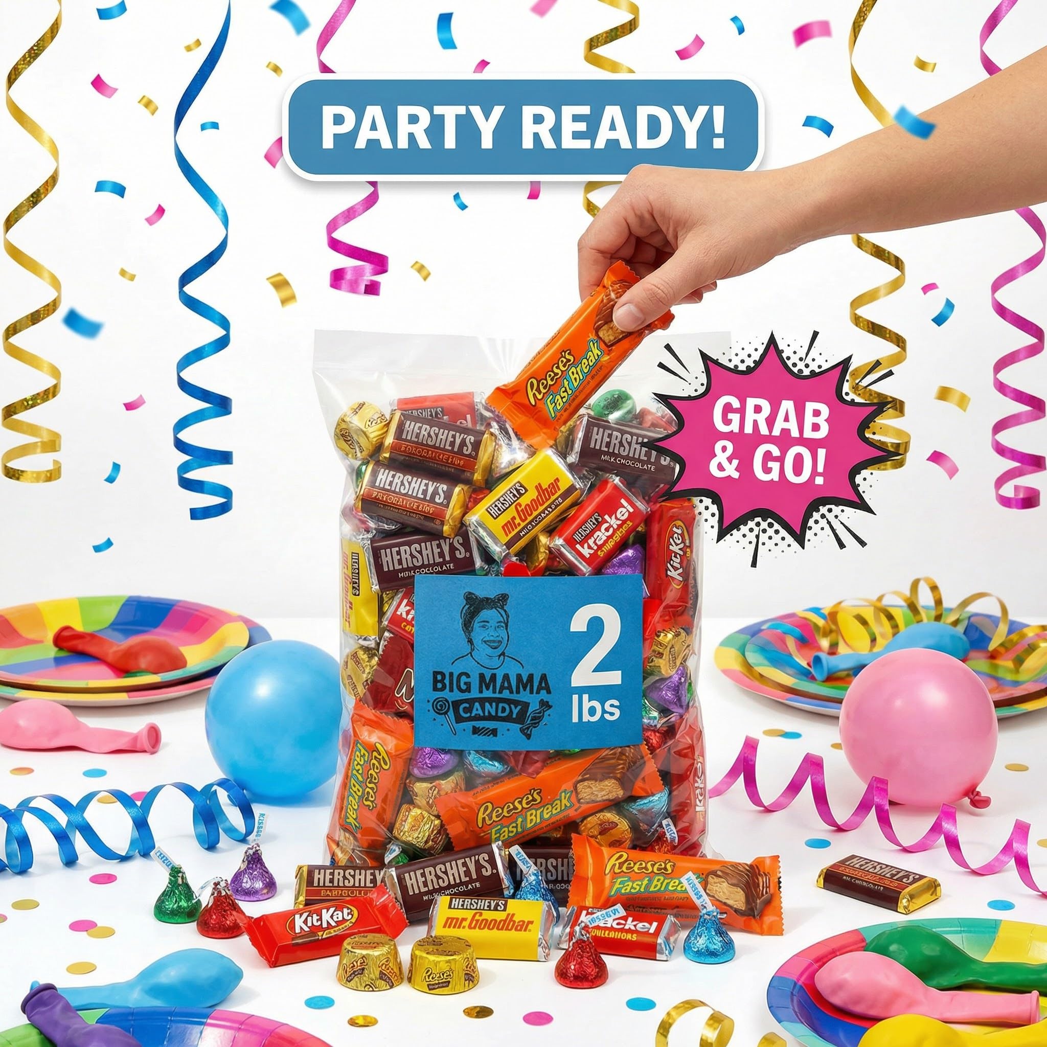 Big Mama Candy office candy bowl filler boosts workplace treats.