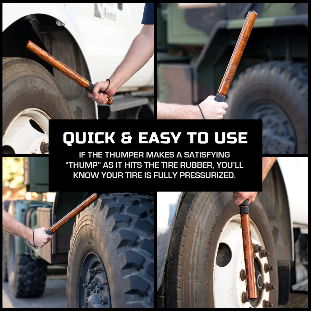 BIG RIG DEFENSE B R Hickory wood finish and sturdy construction for rugged trucking.