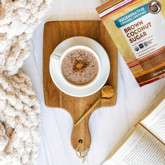 Two-pound pack of Big Tree Farms coconut sugar ready to bake