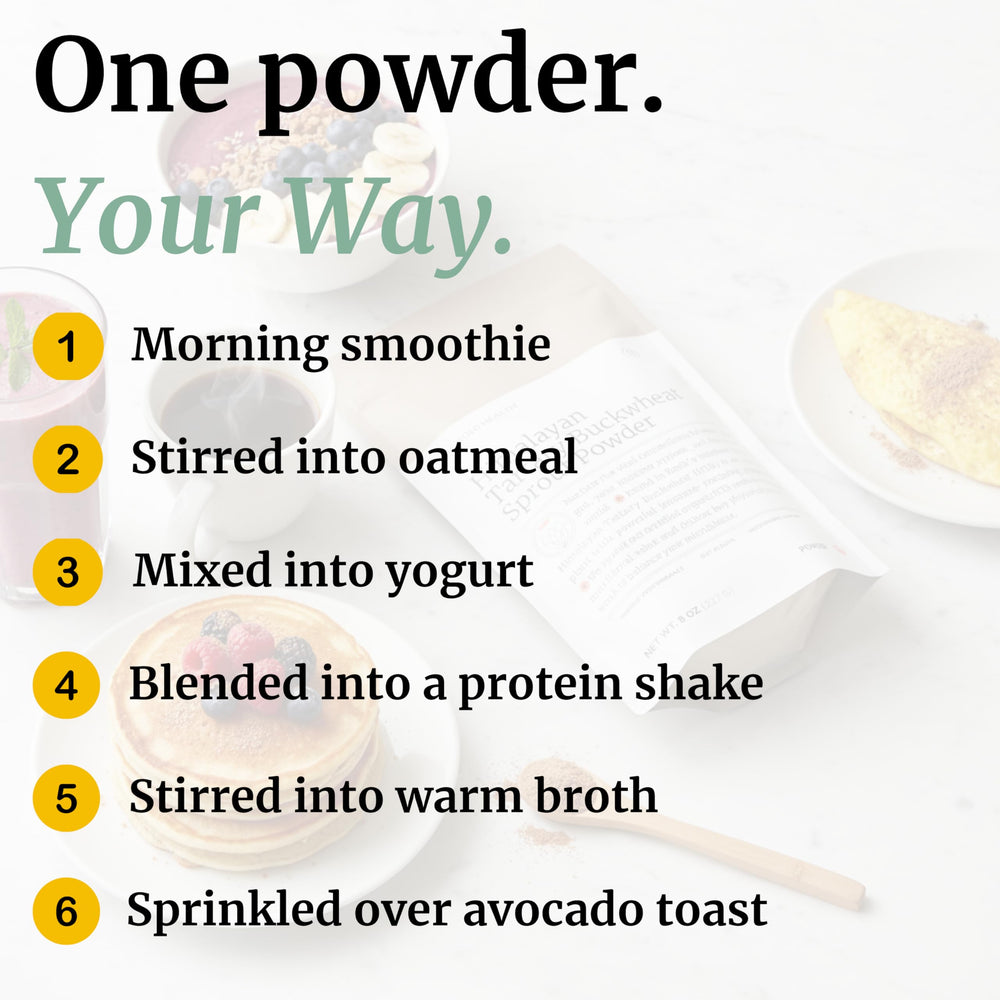 BIG BOLD HEALTH sprouted powder jar close-up highlights non-GMO, gluten-free ingredients