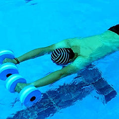 Lightweight BigBoss foam grip dumbbells ideal for beginners' resistance training.
