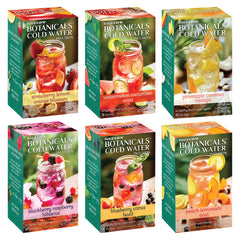Bigelow Botanicals Cold Water Infusion Cranberry flavor tea bags deliver refreshing water