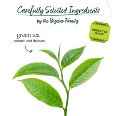 Steeping Bigelow Green Tea yields a smooth, delicate cup.