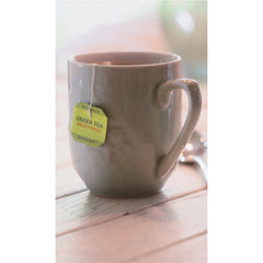 Bigelow decaffeinated green tea bags individually wrapped for freshness.