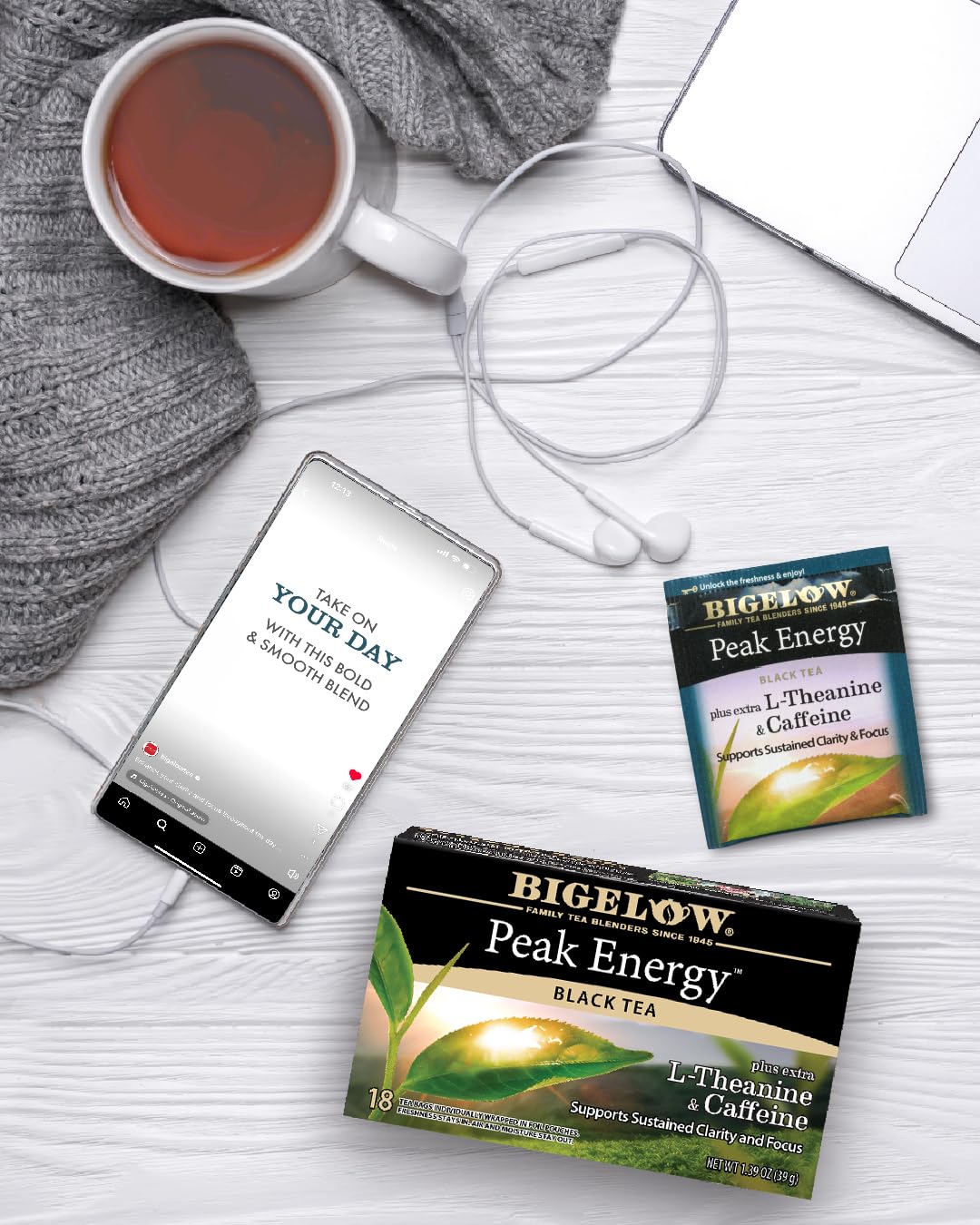 Kosher certified and gluten-free option fits daily tea rituals.