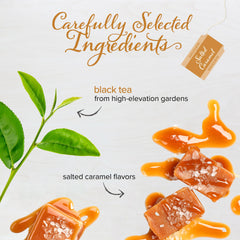 Bigelow Salted Caramel Black Tea cup steaming suggests a cozy afternoon break