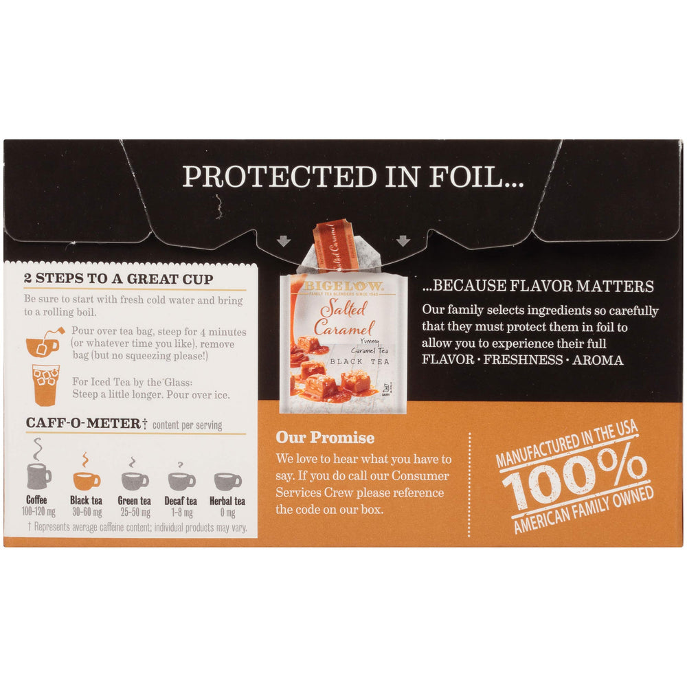 Bigelow Salted Caramel Black Tea holiday gift pack inspires warm moments