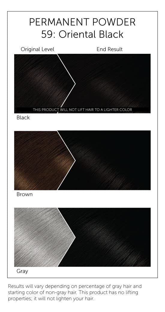 Bigen Oriental Black 3-Pack packaging highlights value and convenient at home color