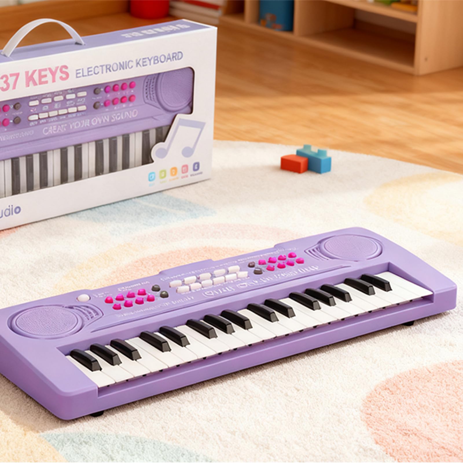 BIGFUN kids piano ensemble mode encourages collaborative play